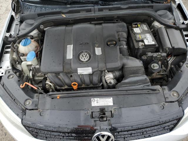 3VWDZ7AJ7BM354389 - 2011 VOLKSWAGEN JETTA SE GRAY photo 11