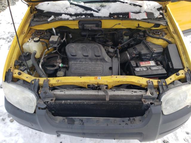 1FMYU93123KB87164 - 2003 FORD ESCAPE XLT YELLOW photo 12