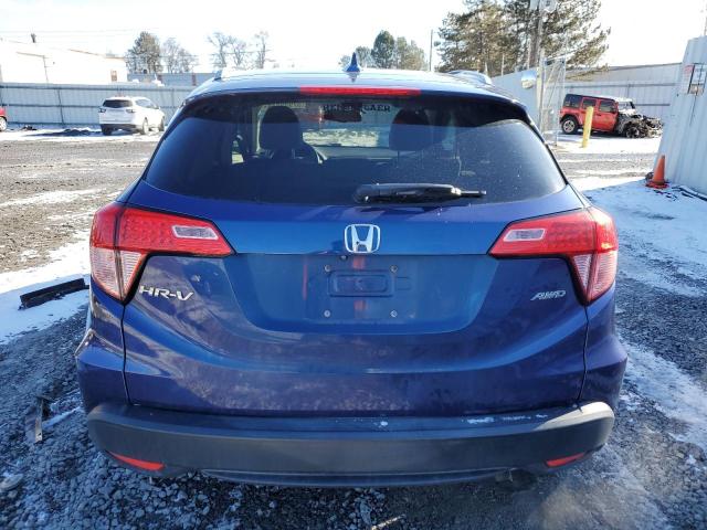 3CZRU6H71HM725643 - 2017 HONDA HR-V EXL BLUE photo 6