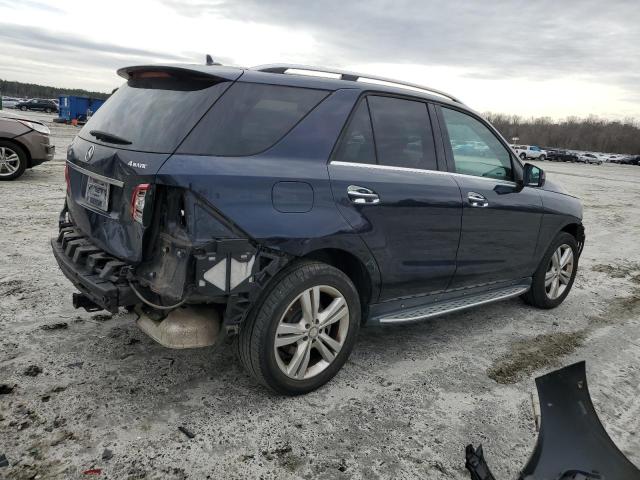 4JGDA5HB6EA268646 - 2014 MERCEDES-BENZ ML 350 4MATIC BLUE photo 3