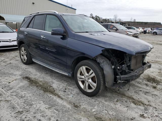 4JGDA5HB6EA268646 - 2014 MERCEDES-BENZ ML 350 4MATIC BLUE photo 4