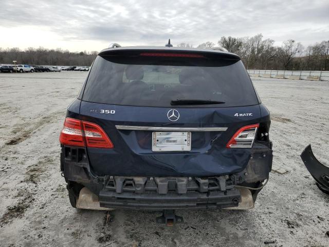 4JGDA5HB6EA268646 - 2014 MERCEDES-BENZ ML 350 4MATIC BLUE photo 6