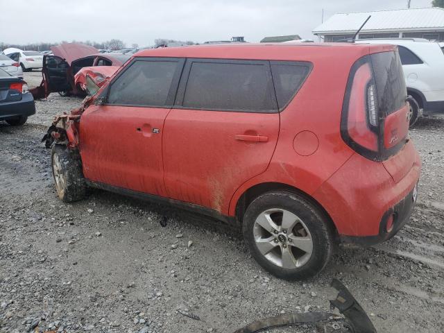 KNDJN2A20K7004626 - 2019 KIA SOUL RED photo 2