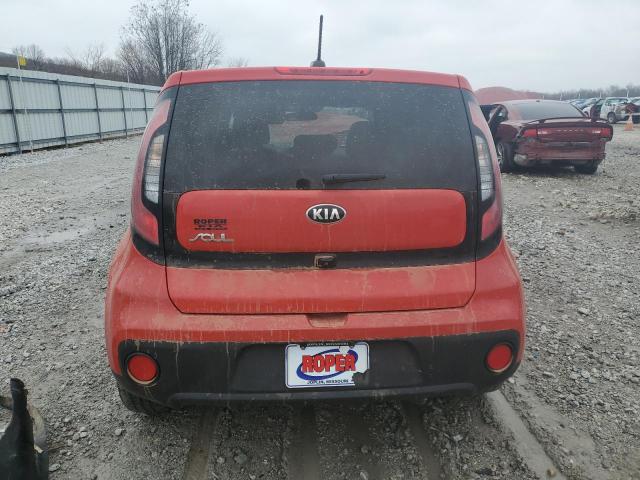 KNDJN2A20K7004626 - 2019 KIA SOUL RED photo 6