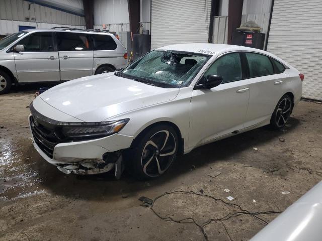 1HGCV1F35NA109949 - 2022 HONDA ACCORD SPORT WHITE photo 1