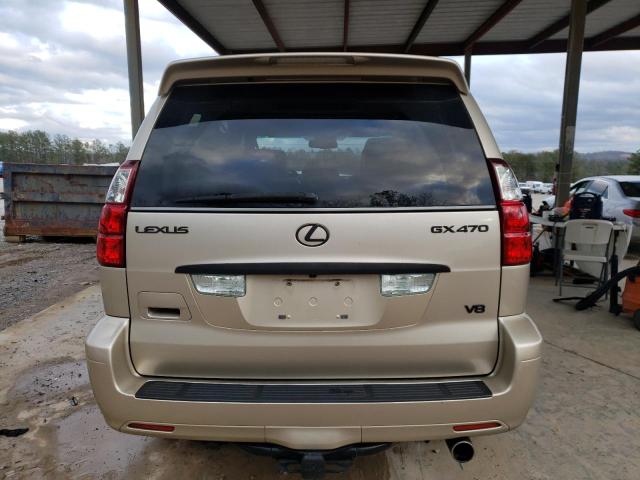 JTJBT20X480150498 - 2008 LEXUS GX 470 TAN photo 6