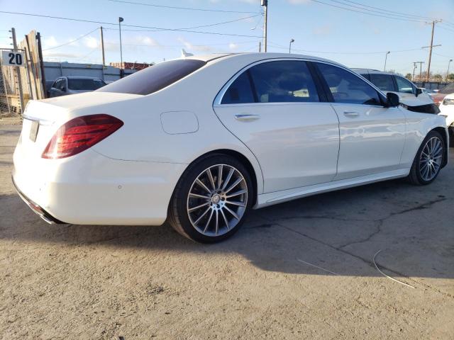 WDDUG8CB7GA212249 - 2016 MERCEDES-BENZ S 550 WHITE photo 3