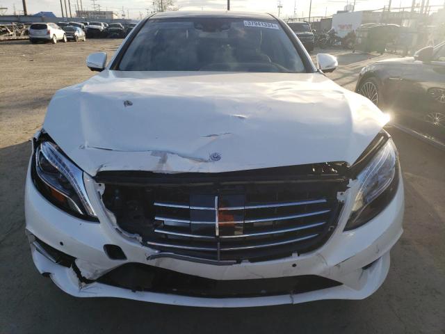 WDDUG8CB7GA212249 - 2016 MERCEDES-BENZ S 550 WHITE photo 5