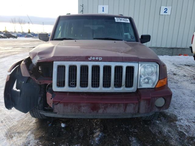 1J8HG48K58C154752 - 2008 JEEP COMMANDER SPORT ბურგუნდია ფოტო 5