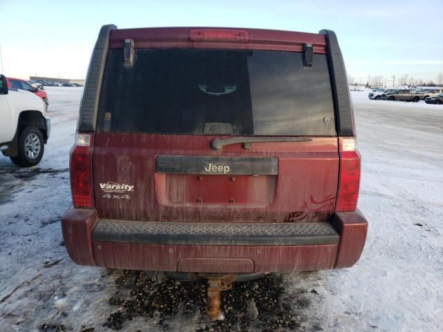 1J8HG48K58C154752 - 2008 JEEP COMMANDER SPORT ბურგუნდია ფოტო 6