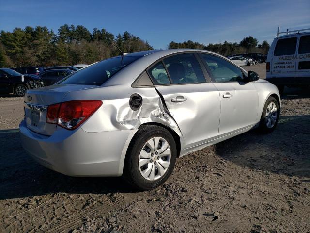 1G1PA5SGXD7104004 - 2013 CHEVROLET CRUZE LS SILVER photo 3