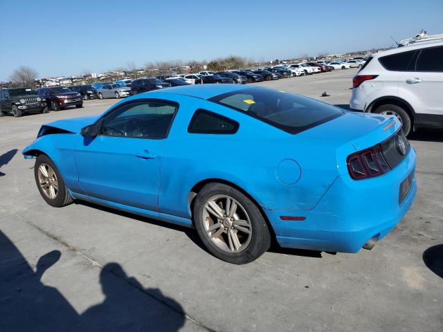 1ZVBP8AM4E5215103 - 2014 FORD MUSTANG BLUE photo 2