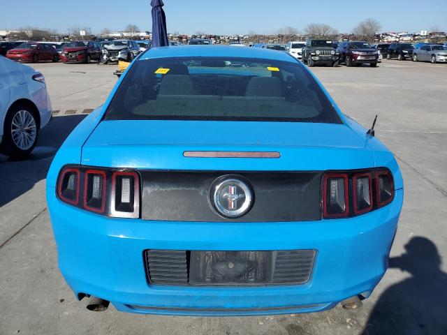 1ZVBP8AM4E5215103 - 2014 FORD MUSTANG BLUE photo 6