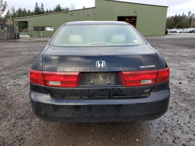 1HGCM56475A189239 - 2005 HONDA ACCORD LX BLACK photo 6