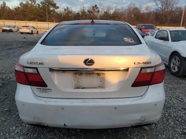 JTHBL46F195084797 - 2009 LEXUS LS 460 WHITE photo 6