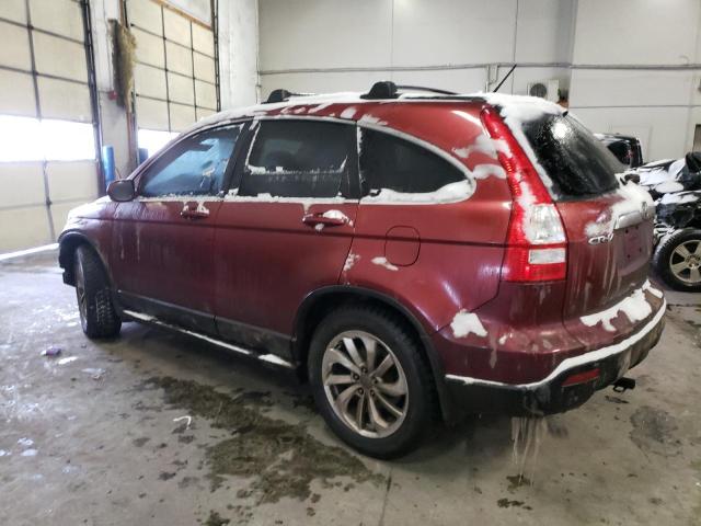 JHLRE48718C058777 - 2008 HONDA CR-V EXL BURGUNDY photo 2