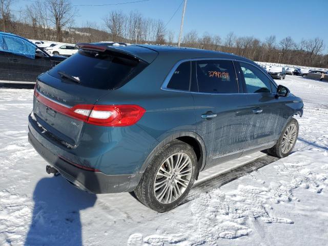 2LMTJ8LR9GBL30327 - 2016 LINCOLN MKX RESERVE BLUE photo 3