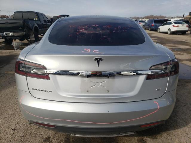 5YJSA1CN4DFP11372 - 2013 TESLA MODEL S Արծաթագույն լուսանկար 6