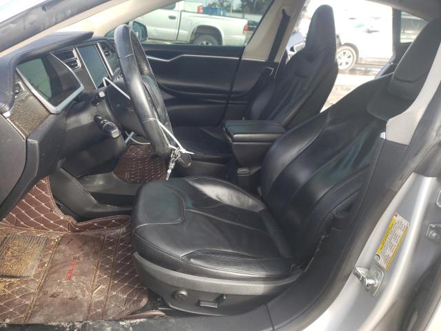 5YJSA1CN4DFP11372 - 2013 TESLA MODEL S Արծաթագույն լուսանկար 7