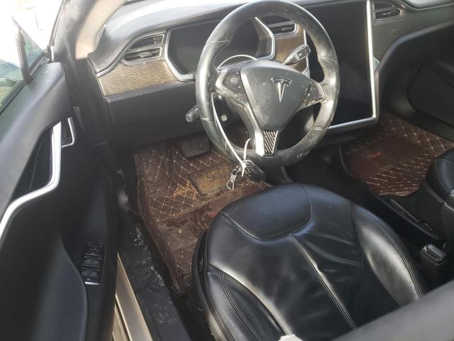 5YJSA1CN4DFP11372 - 2013 TESLA MODEL S Արծաթագույն լուսանկար 8