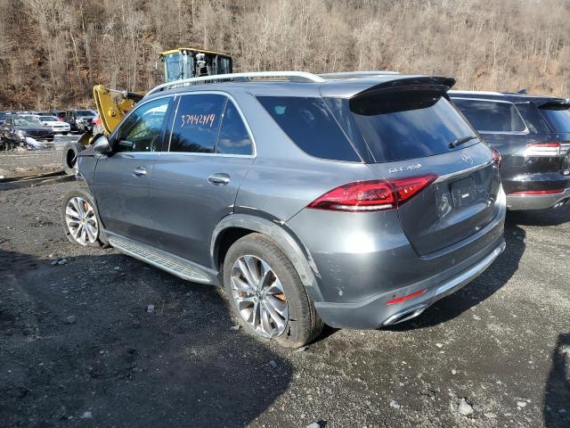 4JGFB5KB9MA407262 - 2021 MERCEDES-BENZ GLE 450 4MATIC GRAY photo 2