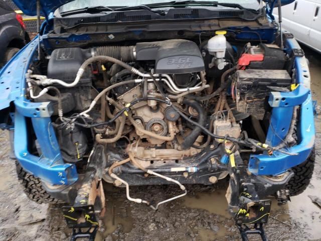 1C6RR7GG5MS549073 - 2021 RAM 1500 CLASS SLT ლურჯი ფოტო 11