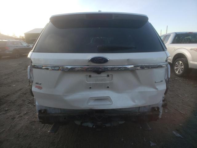 1FM5K8DH9HGC01795 - 2017 FORD EXPLORER XLT WHITE photo 6