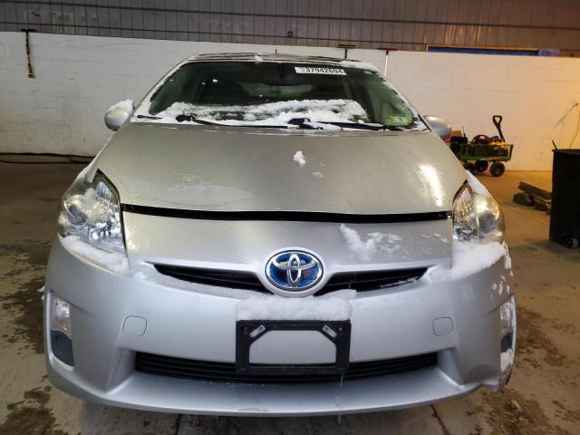 JTDKN3DUXB0274074 - 2011 TOYOTA PRIUS SILVER photo 5