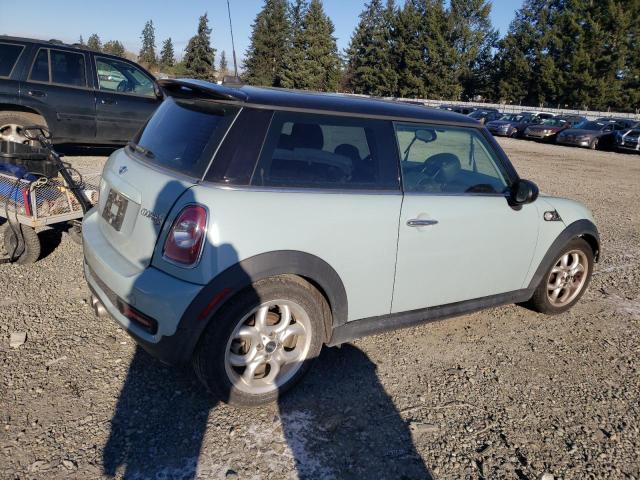 WMWSV3C59DT391587 - 2013 MINI COOPER S BLUE photo 3