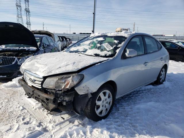 KMHDU4AD4AU168650 - 2010 HYUNDAI ELANTRA BLUE SILVER photo 1