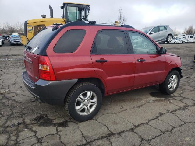 KNDJE723787484631 - 2008 KIA SPORTAGE EX RED photo 3