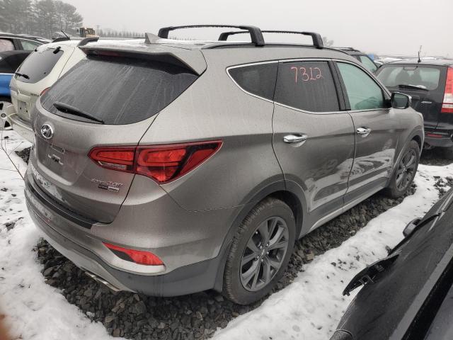 5XYZWDLA8HG434187 - 2017 HYUNDAI SANTA FE S SILVER photo 3