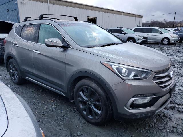 5XYZWDLA8HG434187 - 2017 HYUNDAI SANTA FE S SILVER photo 4