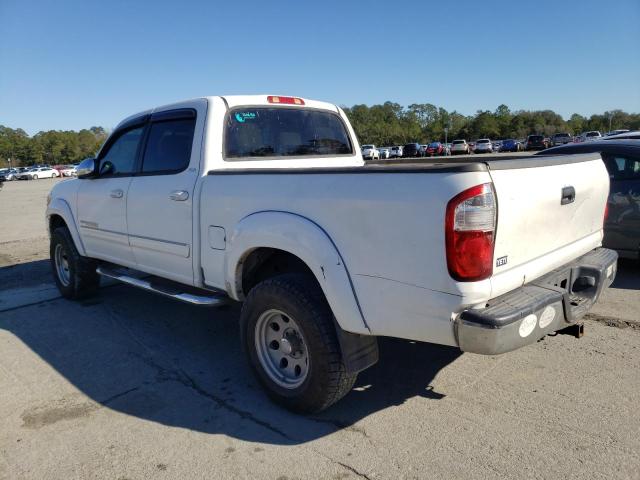 5TBET34186S540177 - 2006 TOYOTA TUNDRA DOUBLE CAB SR5 WHITE photo 2
