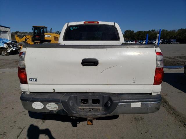 5TBET34186S540177 - 2006 TOYOTA TUNDRA DOUBLE CAB SR5 WHITE photo 6