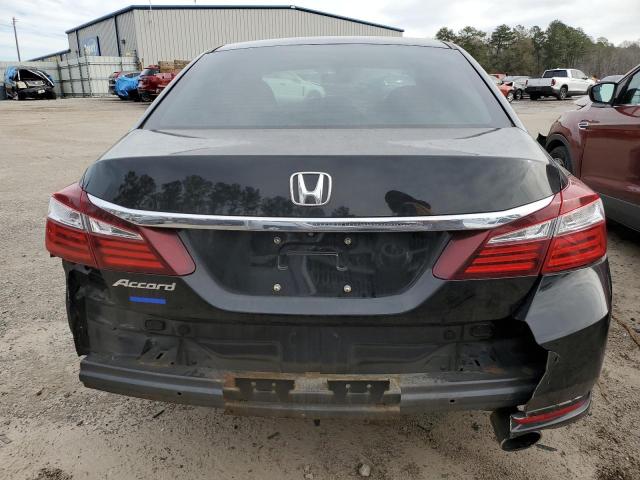 1HGCR2F39HA099943 - 2017 HONDA ACCORD LX BLACK photo 6