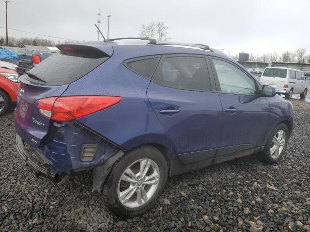 KM8JUCACXBU257337 - 2011 HYUNDAI TUCSON GLS BLUE photo 3