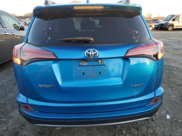 JTMRJREV1JD249768 - 2018 TOYOTA RAV4 HV LE BLUE photo 6