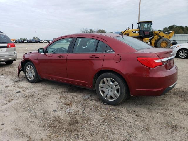 1C3CCBAB2EN207200 - 2014 CHRYSLER 200 LX RED photo 2