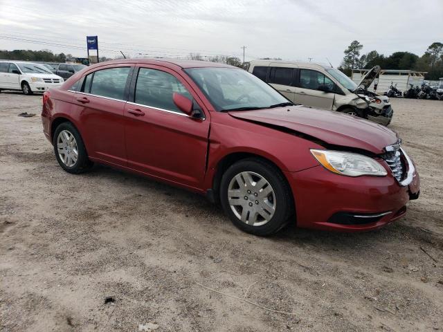 1C3CCBAB2EN207200 - 2014 CHRYSLER 200 LX RED photo 4