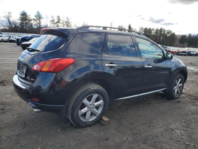 JN8AZ18W79W151411 - 2009 NISSAN MURANO S BLACK photo 3