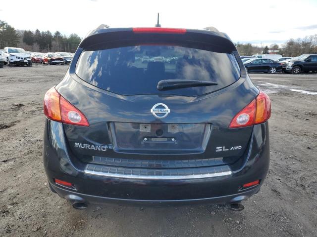 JN8AZ18W79W151411 - 2009 NISSAN MURANO S BLACK photo 6