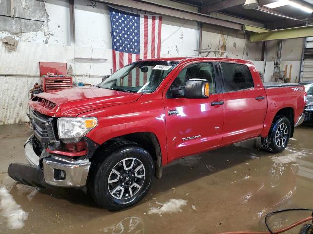 5TFDW5F16FX437840 - 2015 TOYOTA TUNDRA CREWMAX SR5 RED photo 1