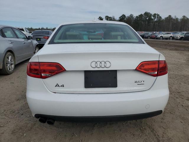 WAUBFAFL7AN055819 - 2010 AUDI A4 PREMIUM WHITE photo 6