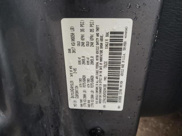 1D7HU18D45S244188 - 2005 DODGE RAM 1500 ST GRAY photo 14