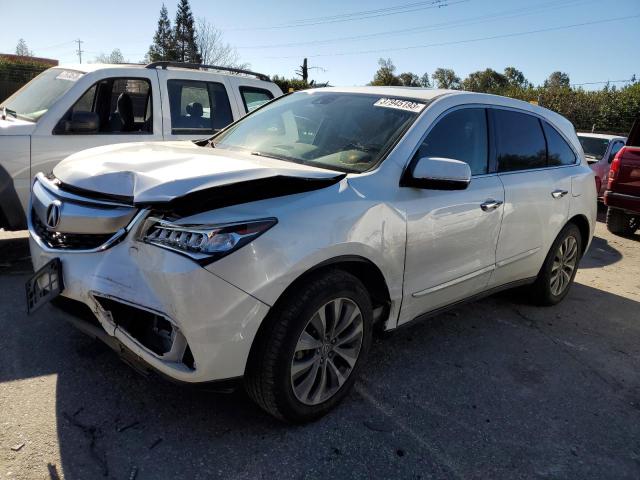5FRYD3H44EB005175 - 2014 ACURA MDX TECHNOLOGY 白色 照片 1