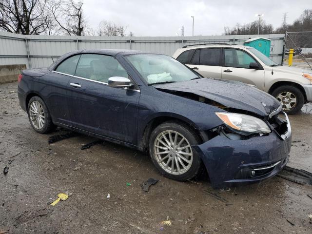 1C3BCBFG8DN653138 - 2013 CHRYSLER 200 LIMITED BLUE photo 4