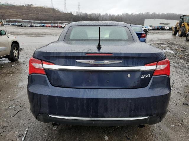 1C3BCBFG8DN653138 - 2013 CHRYSLER 200 LIMITED BLUE photo 6