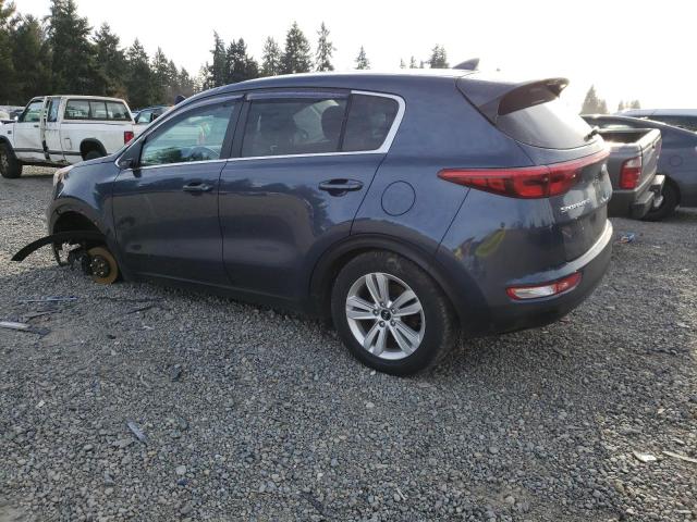 KNDPM3AC5J7321912 - 2018 KIA SPORTAGE LX BLUE photo 2