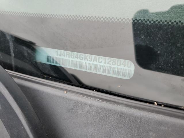 1J4RG4GK9AC128040 - 2010 JEEP COMMANDER SPORT ვერცხლისფერი ფოტო 13